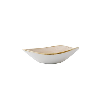 Churchill Stonecast Triangle Bowl Nutmeg Cream 235mm (Pack of 12)