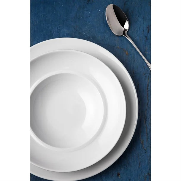 Royal Porcelain Classic White Flat Plate 230mm (Pack of 12)