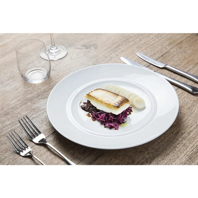 Royal Porcelain Classic White Flat Plate 230mm (Pack of 12)