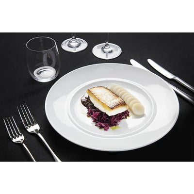Royal Porcelain Classic White Flat Plate 230mm (Pack of 12)