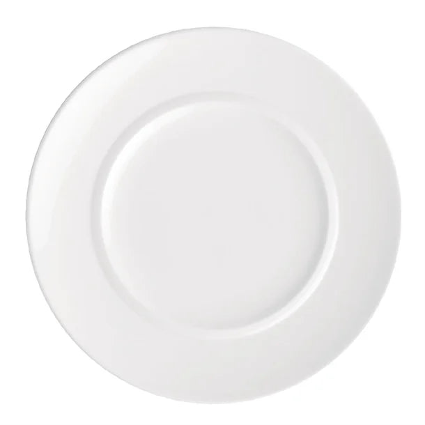 Royal Porcelain Classic White Flat Plate 230mm (Pack of 12)