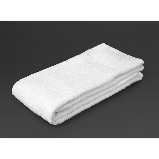 Mitre Essentials Carnival Face Cloth White (Pack of 10)
