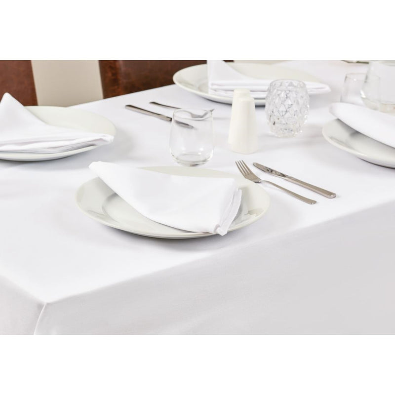 Mitre Essentials Occasions Tablecloth White 1350 x 1780mm