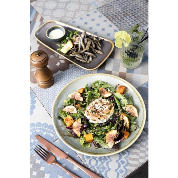 Olympia Kiln Round Coupe Plate Moss 230mm (Pack of 6)