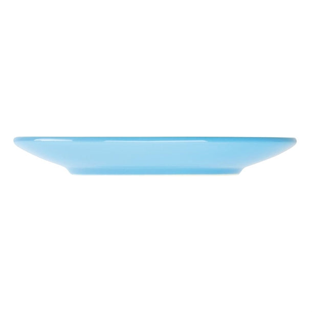Olympia Cafe Coupe Plate Blue 250mm (Pack of 6)