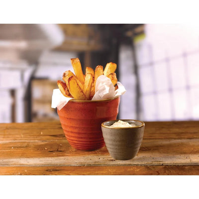 Churchill Stonecast Spiced Orange Ripple Dip Pots 57ml (Pack of 12)