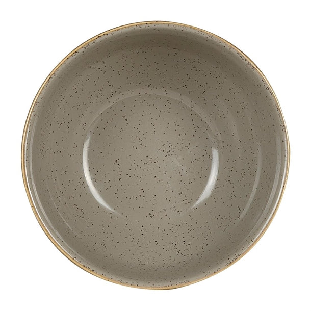 Churchill Stonecast Round Soup Bowls Peppercorn Grey 132mm (Pack of 12)