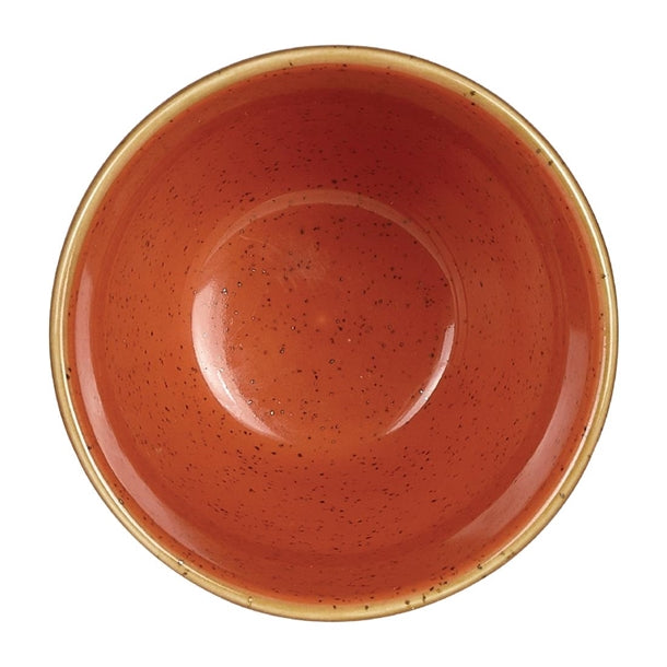 Churchill Stonecast Round Chip Mugs Spiced Orange Ripple 285ml (Pack of 12)