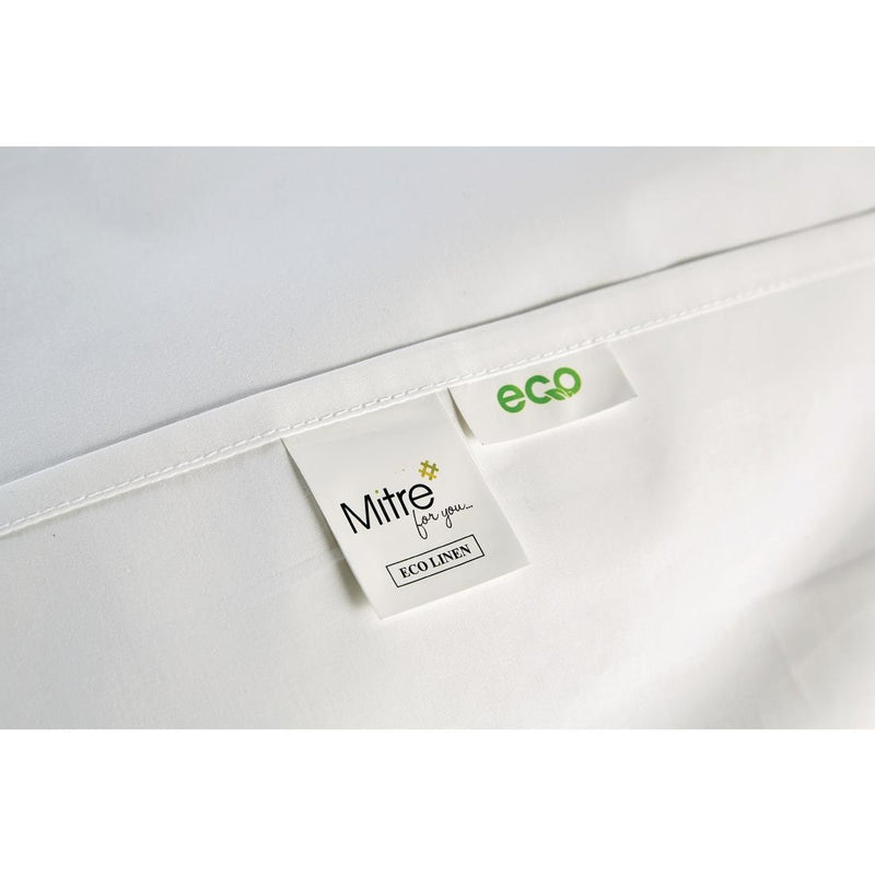Mitre Eco Organic Flat Sheet Super King