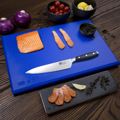 Hygiplas Extra Thick High Density Blue Chopping Board Standard