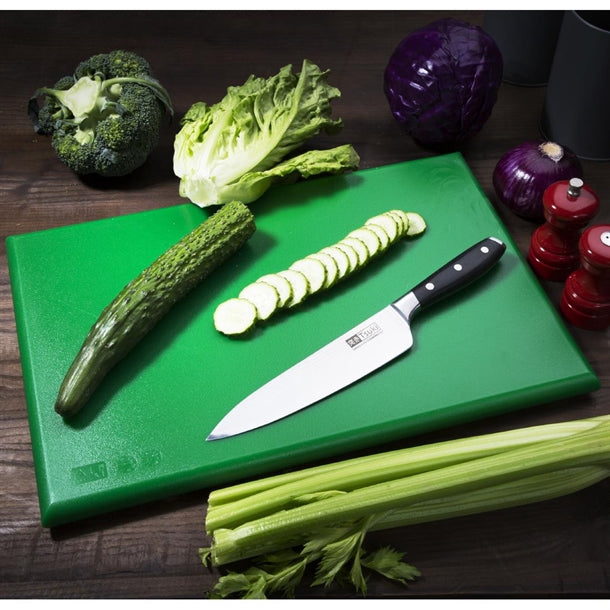 Hygiplas Extra Thick High Density Green Chopping Board Large
