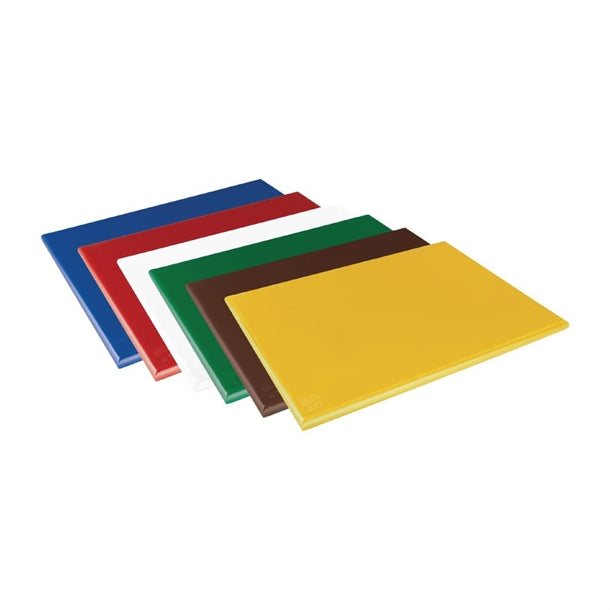 Hygiplas Extra Thick High Density Yellow Chopping Board Large