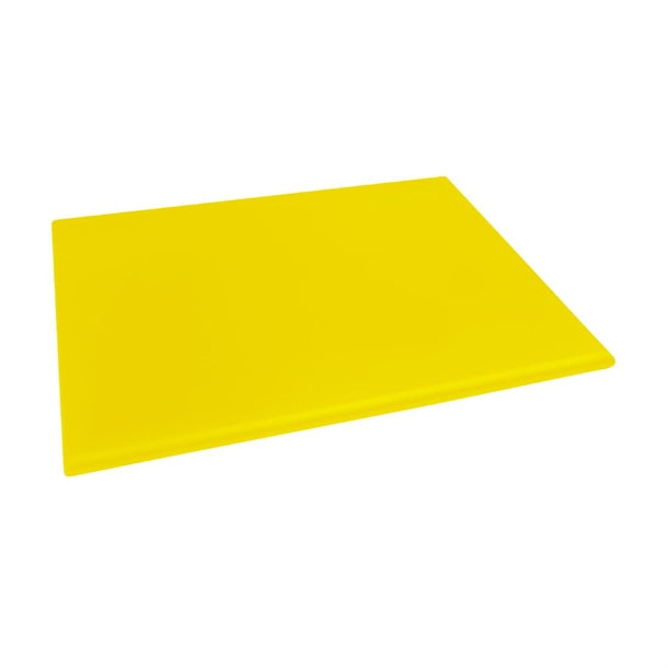 Hygiplas Extra Thick High Density Yellow Chopping Board Large