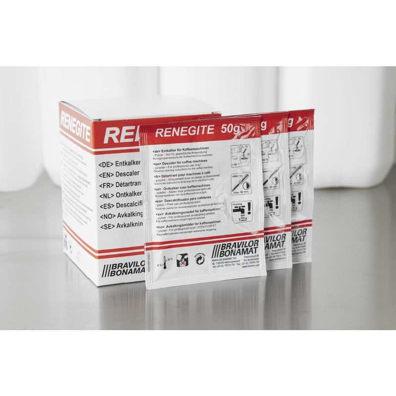Bravilor Renegite Descaler Sachets – Pack of 4 (15 Sachets Each)