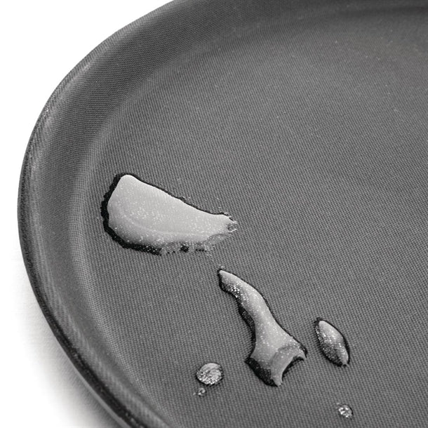 Olympia Kristallon Fibreglass Round Non-Slip Tray Black 406mm