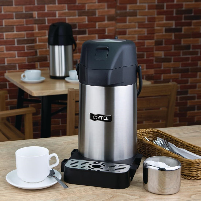 Adhesive Airpot Label - Coffee