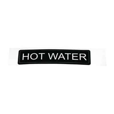 Adhesive Airpot Label - Hot Water