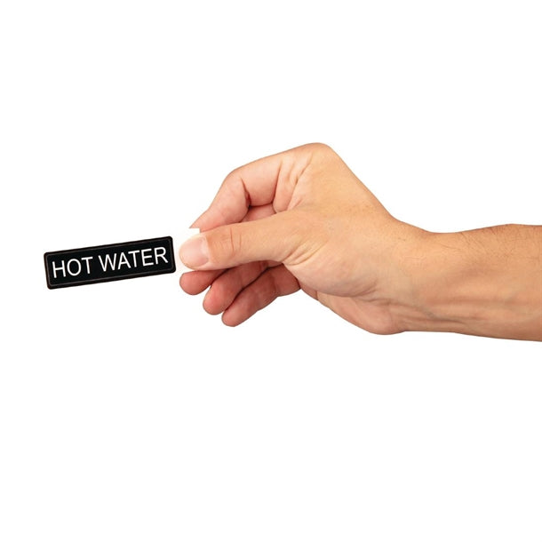 Adhesive Airpot Label - Hot Water