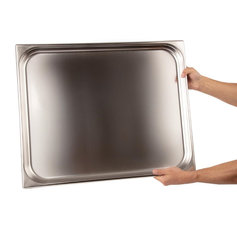 Vogue Stainless Steel 2-1 Gastronorm Pan 40mm