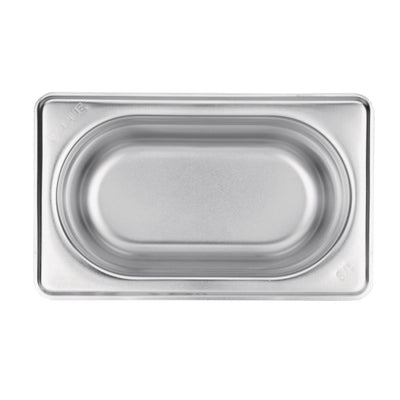 Vogue Stainless Steel 1-4 Gastronorm Pan 100mm