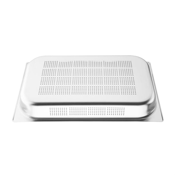 Vogue Stainless Steel Perforated 1-1 Gastronorm Pan 65mm