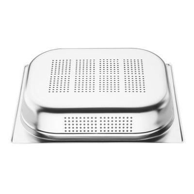 Vogue Stainless Steel Perforated 1-2 Gastronorm Pan 100mm
