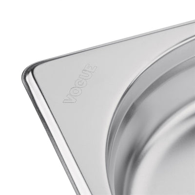 Vogue Stainless Steel 1-1 Gastronorm Pan 200mm