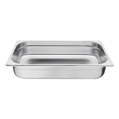 Vogue Stainless Steel 1-1 Gastronorm Pan 100mm