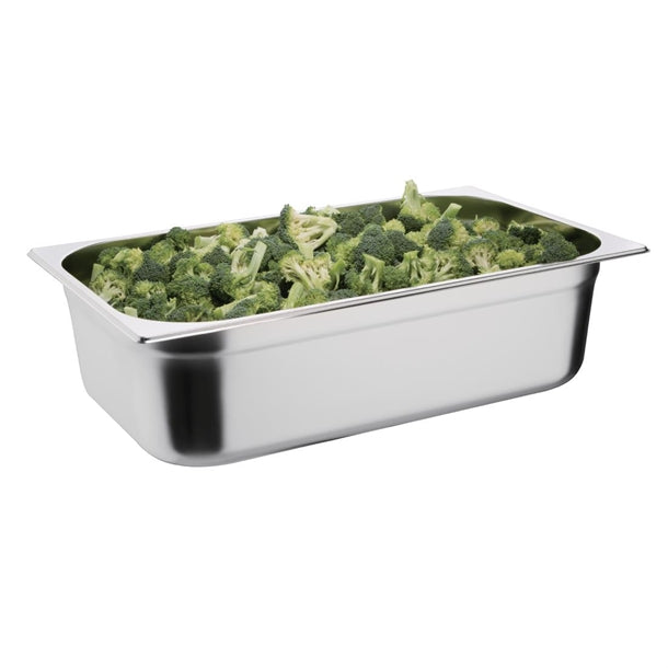 Vogue Stainless Steel 1-1 Gastronorm Pan 150mm