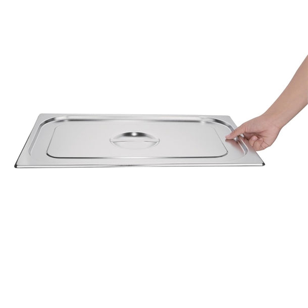Vogue Stainless Steel 1-1 Gastronorm Lid