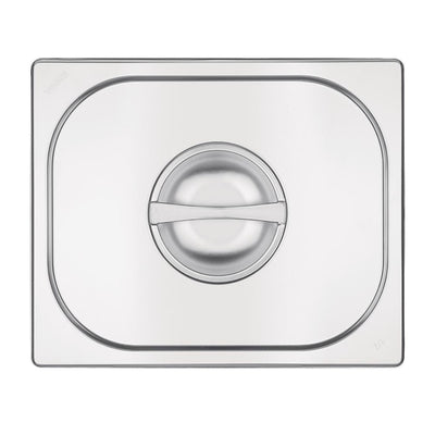 Vogue Stainless Steel 1-2 Gastronorm Lid