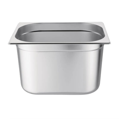 Vogue Stainless Steel 1-2 Gastronorm Pan 200mm