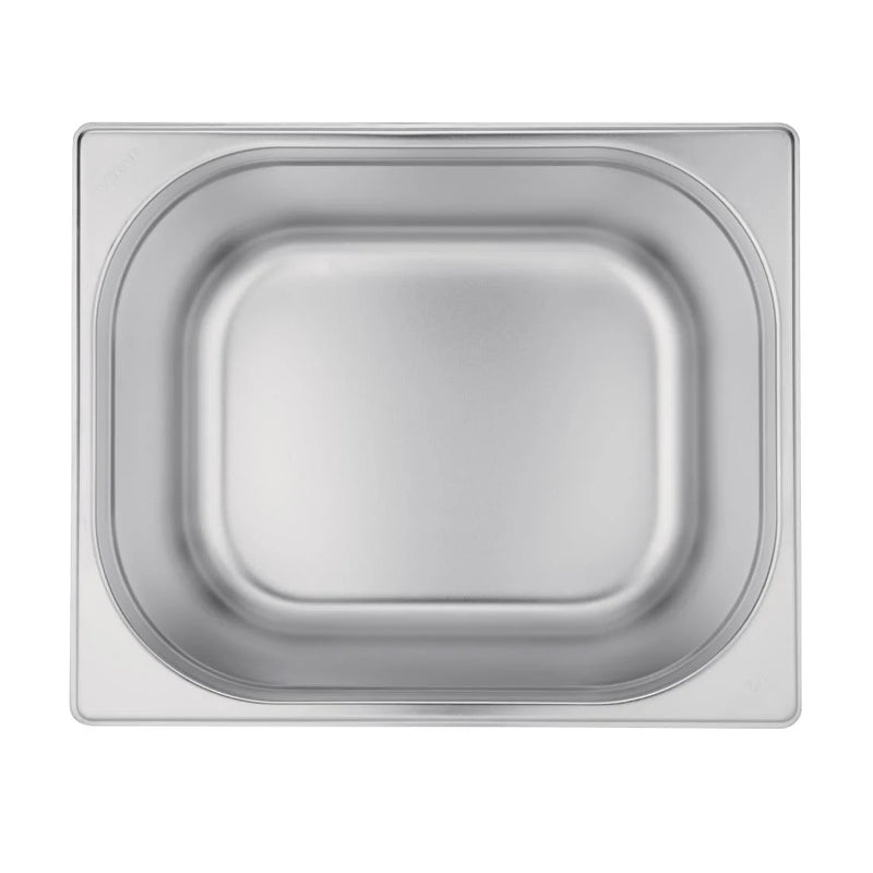 Vogue Stainless Steel 1-2 Gastronorm Pan 200mm