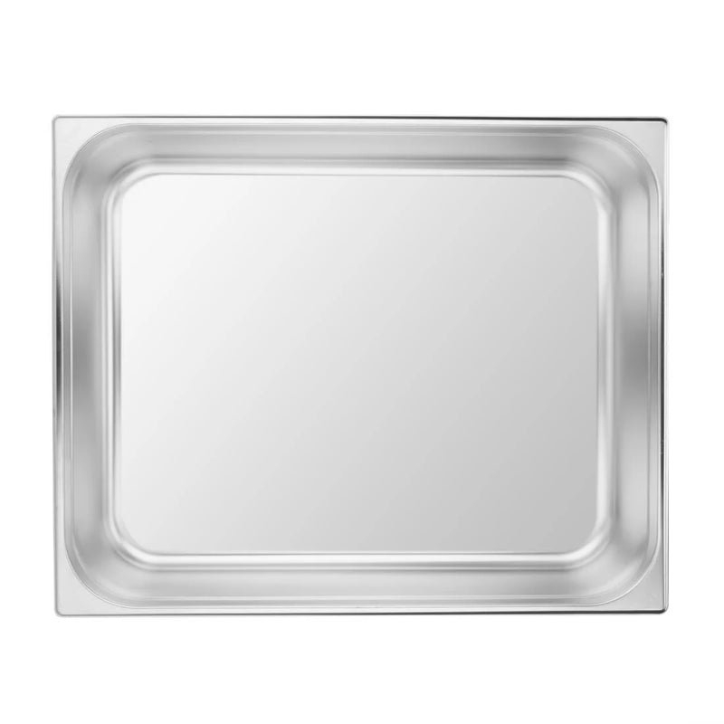 Vogue Stainless Steel 2-1 Gastronorm Pan 150mm