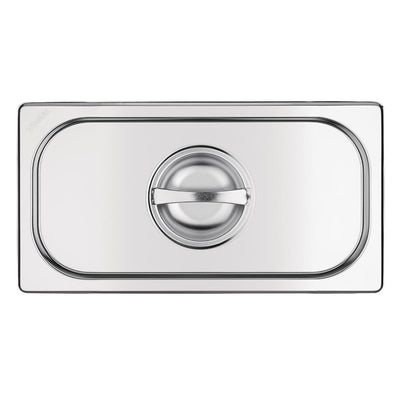 Vogue Stainless Steel 1-3 Gastronorm Lid
