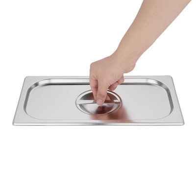 Vogue Stainless Steel 1-3 Gastronorm Lid