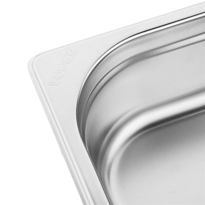Vogue Stainless Steel 1-6 Gastronorm Pan 65mm