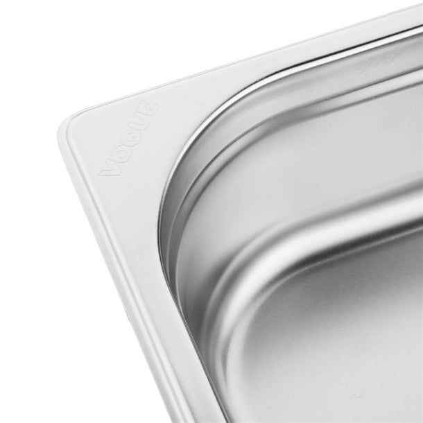 Vogue Stainless Steel 1-6 Gastronorm Pan 65mm