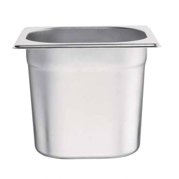 Vogue Stainless Steel 1-6 Gastronorm Pan 150mm