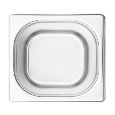Vogue Stainless Steel 1-6 Gastronorm Pan 200mm