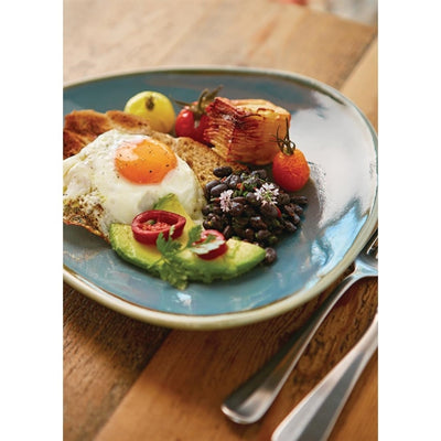 Olympia Kiln Triangular Plate Ocean 280mm (Pack of 4)