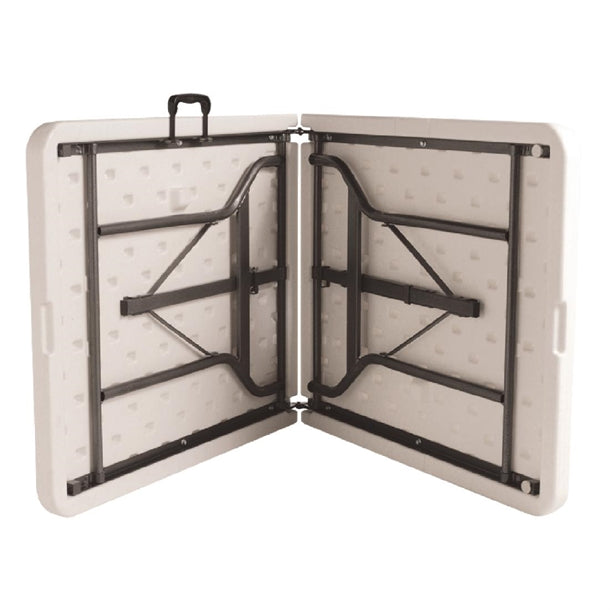Bolero Rectangular Centre Folding Table 6ft White