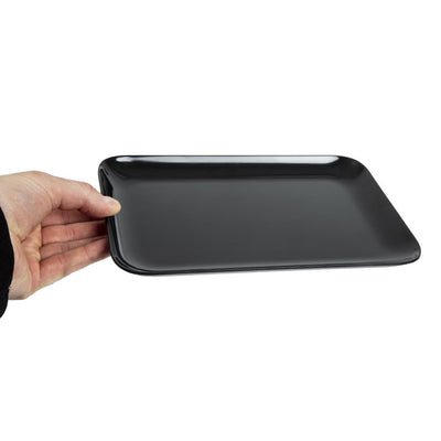 Dalebrook Melamine Small Rectangular Platter Black 240mm