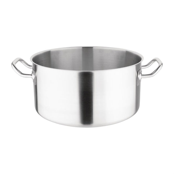 Vogue Stainless Steel Stew Pan 18.5Ltr