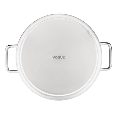 Vogue Stainless Steel Stew Pan 18.5Ltr
