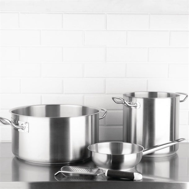 Vogue Stainless Steel Sauté Pan 200mm