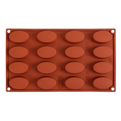 Pavoni Formaflex Silicone Oval Mould 16 Cup