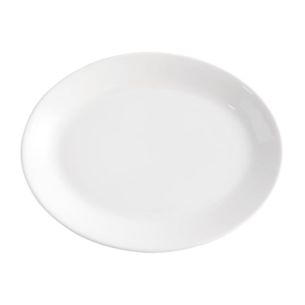 Churchill Whiteware Oval Platters 305mm (Pack of 12)