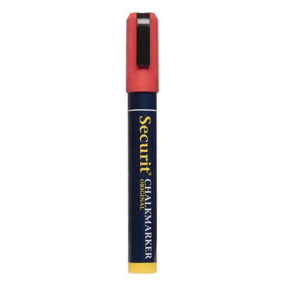 Securit 6mm Liquid Chalk Pen Red