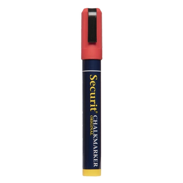 Securit 6mm Liquid Chalk Pen Red